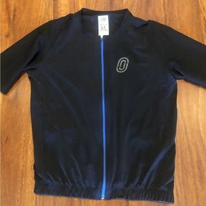 Ostroy Rat Lion short sleeve Black Full Zip XL cycling Jersey